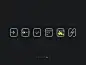 Fitness plan icons