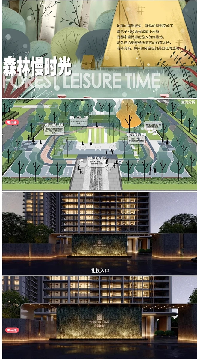 2024选现代大区景观方案文本合集案例住宅小区景观设计文本合集-花瓣网