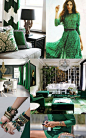 Emerald is making its way from the runway to the home - look out for emerald home accessories from Surya!