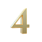 4_Number_Gold