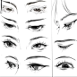 眼睛的各种状态绘画教程  你的绘画人物眼神是什么样的？有线稿和教程