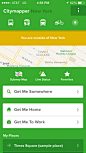 Citymapper iPhone detail views, maps screenshot