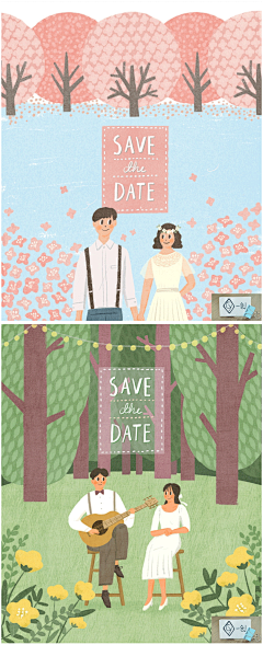 1296结婚纪念日插画策划海报新婚度蜜月夫妻爱情见证PSD设计素材-淘宝网