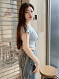 性感高挑美女Minna黑丝网袜高跟撩人写真