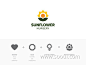 Sunflower！20款向日葵元素Logo设计UI设计作品LOGO其他Logo首页素材资源模板下载