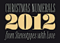 Christmas Numerals (Free Font) on Behance