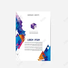 企业画册矢量图 页面网页 平面电商 创意素材