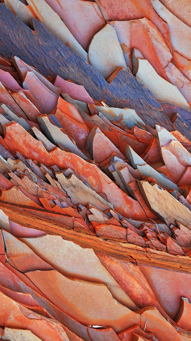 哈默斯利峡谷里的石头结构，澳大利亚 (©...