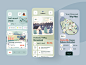 Travel app design by Anastasia Golovko on Dribbble