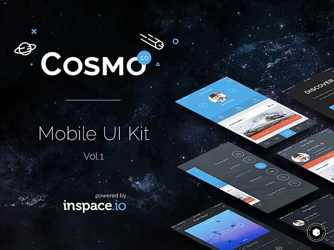 Cosmo Mobile UI Kit⎪社交 UI 套件-花瓣网