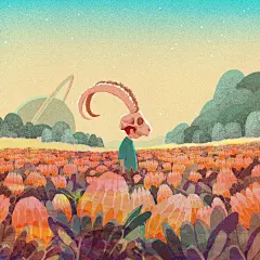 怀旧质感！一组寂静的场景插画作品 - 优优教程网 - UiiiUiii.com : 东京插画艺术家 kazuhisauragami 的一组寂静的场景插画作品，画面似静似动，扁平的涂色与怀旧的质感，表现出浓郁的复古韵味，画面细节丰富，显得非常浪漫唯美~ ​​​​