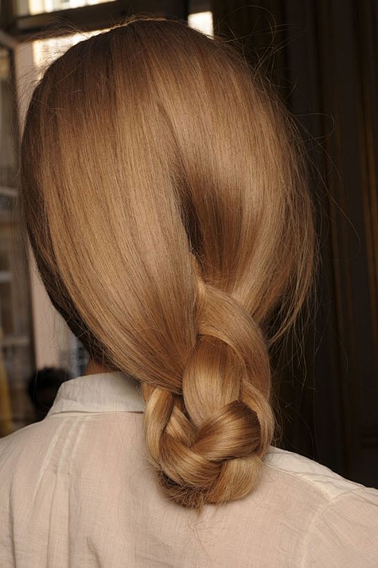 Braided knot bun