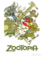 ZOOTOPIA, Cory Loftis : Concept Art done for Disney's Zootopia.