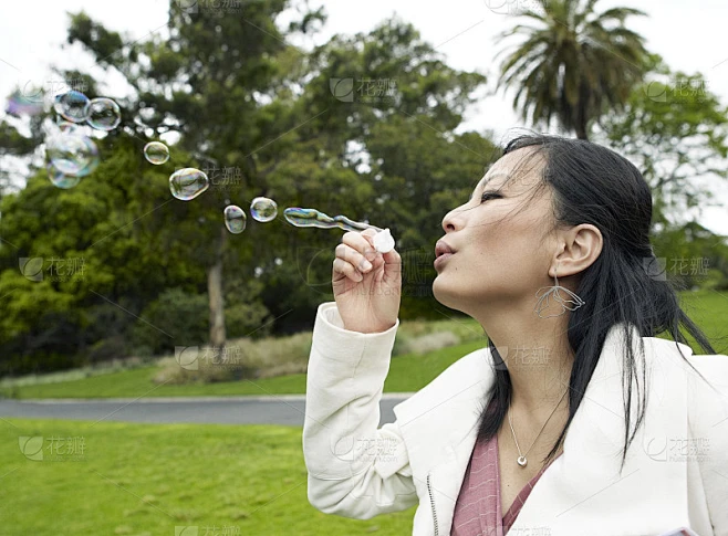 吹泡泡