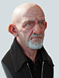 Stylized Mike Ehrmantraut - Breaking bad