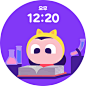 naverlabs AKI 2.0 : naverlabs smartwatch watchface character design / illustration / motiongraphic