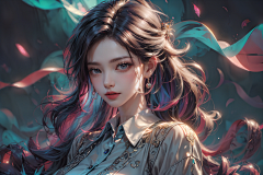 一只懒猪采集到AI壁纸