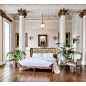 Versailles Luxury Upholstered Gold Bed | Upholstered Bed
