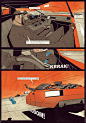 ArtStation - FUTURO DARKO: Comic Page/Desert, Krzysztof Nowak