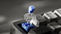 3D c4d CGI cinema4d Digital Art  keyboard octane Render