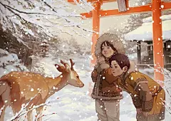 德国画师 Djamila Knopf 如此利用参考去完成一张张完整的插画～

喜欢大自然与日本动画的作者，作品唯美，有种恬静生活的舒适感。

#优设每日灵感# ​​​​