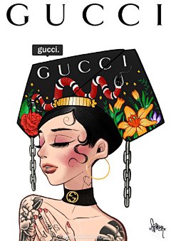 今天终于决定把这个填了很久的坑发出来一直有在思考想要出一套弘扬中华传统文化又带有自己风格的插画，于是终于想到了把传统民族服饰跟潮流时装结合的点子，晚清”大拉翅”，苗族银饰，傈僳族的头巾，喇嘛，少林寺服饰以及蒙古摔跤服，在查找资料的时候自己也涨了很多姿势，这些民族服饰真的太美啦，总觉得这么美好的东西慢慢被人遗忘真的是一件很难过的事，在这个时装更新换代飞快的时代，也希望自己可以通过这样的形式能让传统的魅力再次展现，本来想凑九图的但是这坑真的太大了再不发就真的凉了，而且你们也看得出来这些款式都不是很新了就知道我