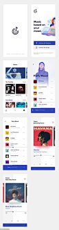 音乐app ui .sketch素材下载