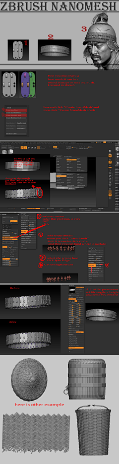 《阿豪》采集到ZBrush 模型制作方法