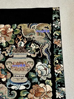 一年后收到另一半清代蝶恋花打籽绣马面一对_10_Song 瑞典_来自小红书网页版