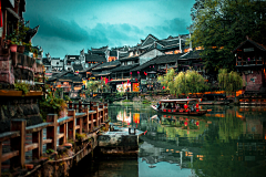 鱼呆呆呆采集到凤凰古城风景图