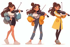 三八妇女节插画设计素材