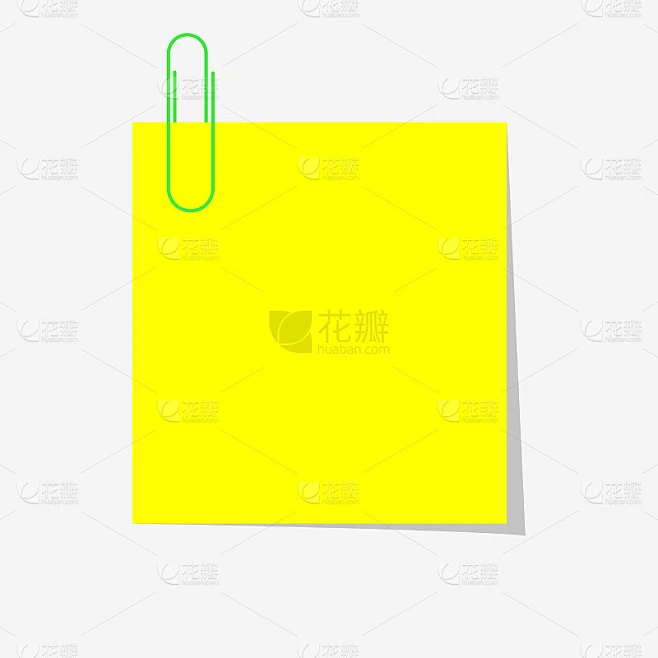 Sticky Note Paper Illustration Vector素材-花瓣网