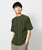 パイルジャガードチェックTシャツ(半袖)[AA95-11Y060]｜URBAN RESEARCH公式ファッション通販 : SENSE OF PLACEのトップス / Tシャツ・カットソー「パイルジャガードチェックTシャツ(半袖)」（AA95-11Y060）をお買い求めできます！アーバンリサーチ、URBAN RESEARCH、DOORS、ROSSO、かぐれ、KBF、SENSE OF PLACE、Sonny Label、SMELLY、RODE SKO、UR SELECTの公式オンラインストア。新着アイテムが毎