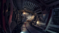 Batman Arkham Knight - Stagg - Quarantine, Ronan Mahon : This is the Quarantine section of the second Stagg airship. This is where Simon Stagg is doing his human experiments in order to perfect the delivery method for Scarecrow's fear toxin. 

Stagg was r