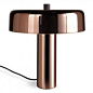 Blu Dot Modern Table Lamp | Punk Lamp - Copper