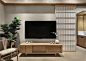 日式电视柜 日式电视墙装修设计图 
