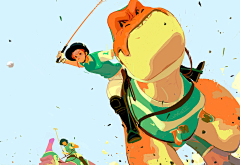 香蕉豆浆粉八块采集到漫画类插画类