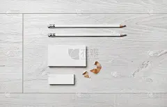空白的文具组