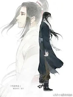 #魔道祖师#同道殊途pv重置版新立绘！！！
漫画by@Higga ​​​​
