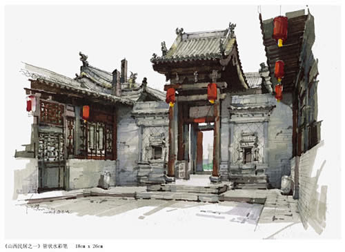 中国美术学院－[室内/景观手绘效果图]_...