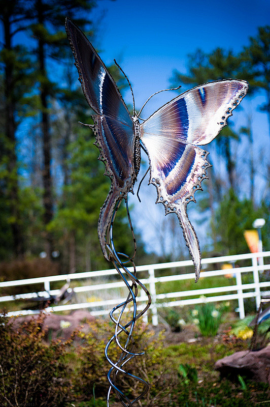 Butterfly sculpture ...