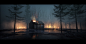 Cabin in the woods, Mike Marra : Lighting doodle/ mood sketch using Unreal Engine 4. Shout out to Sarah Lynn Reynolds for letting me use her house asset. You can find her work here: <a class="text-meta meta-link" rel="nofollow" href