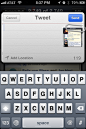 iOS iPhone compose screens screenshot