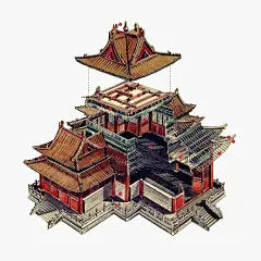 李乾朗教授手绘古迹建筑剖面图图稿，一场中国古建筑的奇幻之旅 - 手工客，高质量的手工，艺术，设计原创内容分享平台