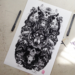 督又督0采集到插画QWS