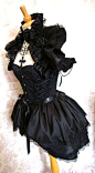 ANGELIQUE Taffetta BURLESQUE  Bustle Skirt  STEAMPUNK GOTH