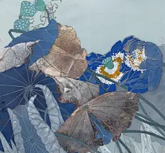 “ 野塘风细动荷香，吟中岁月不知长 … ”

丨绘：曾作燃 ​​​​