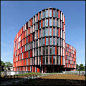 Colorful ovals Foundation for office buildings in Cologne by Sauerbruch Hutton: 