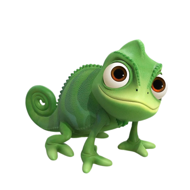 Tangled-Chameleon-PNG-花瓣网