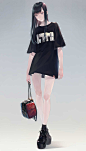【Pose】CG女性站姿参考 1429P-【资源集合】-微元素 - 手机版 - Powered by Discuz!